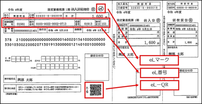 納付書（例）