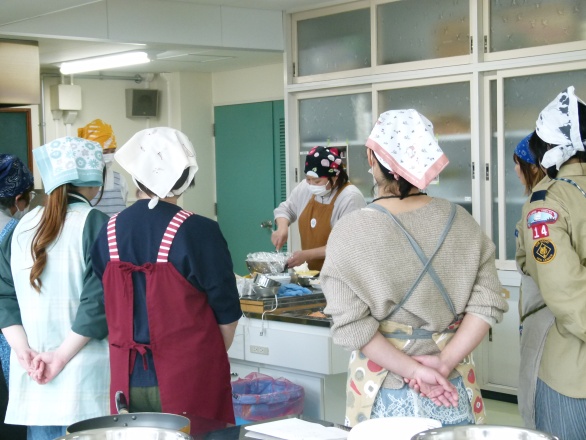 ケーキの作り方の説明